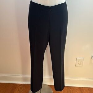 Peace Of Cloth Black Front Zipper & Hook Ponte Pants Women's Size 12‎